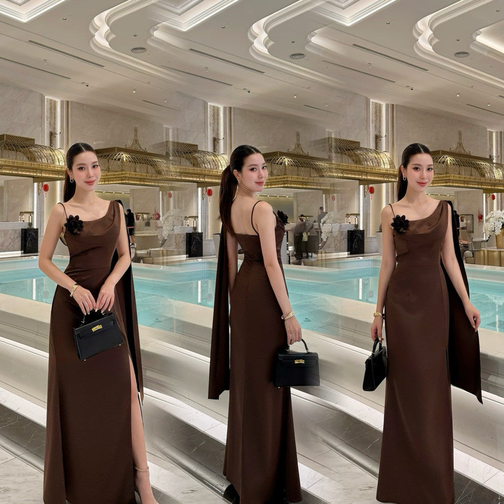 ชุดไปงานสีเขียว เดรสสไบ ชุดเพื่อนเจ้าสาวสวยๆๆ MAYA137 s-xl