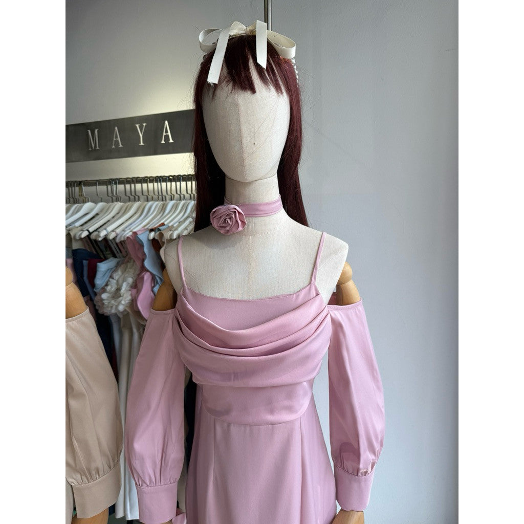 G134 ชุดเดรสออกงาน ชุดเดรสไปงาน s-2xl เดรสไปปาร์ตี้ เดรสออกงาน