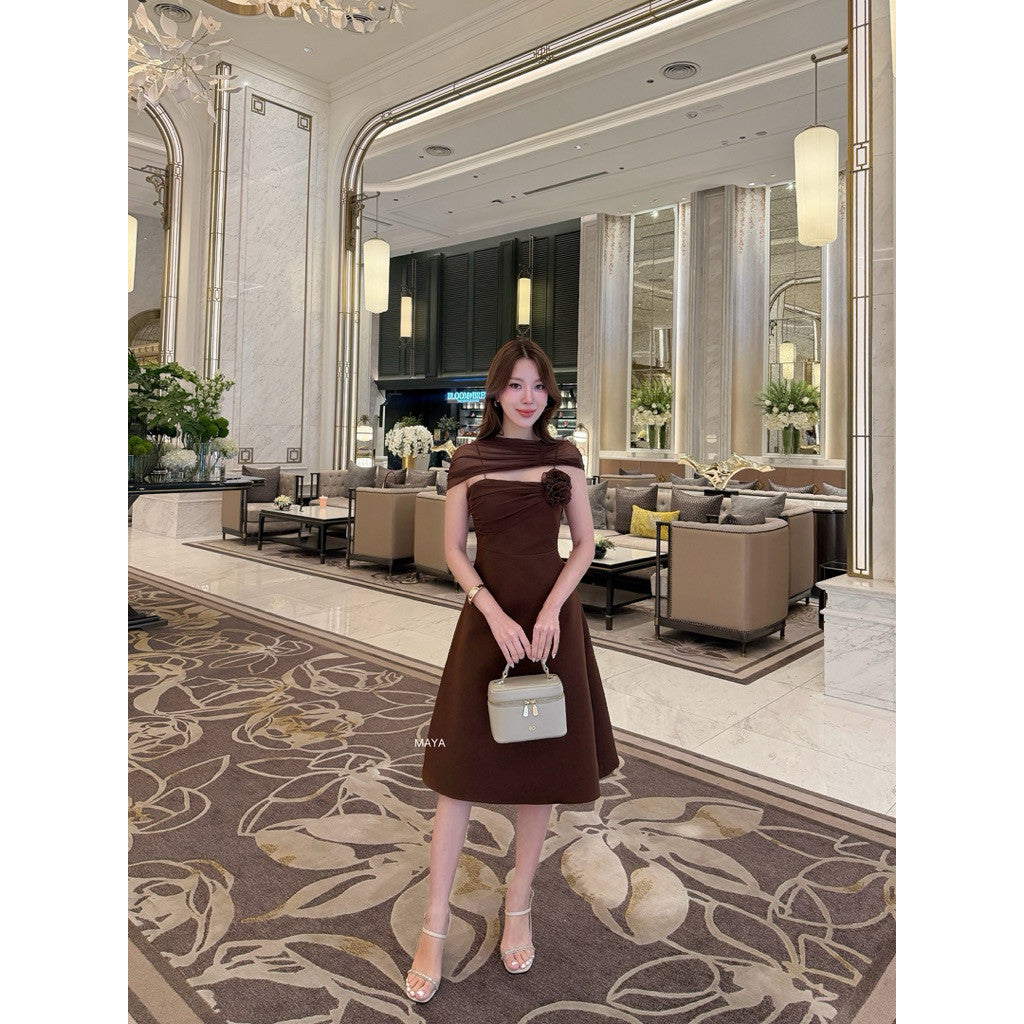 ชุดไปงานเรียบหรูดูแพง ชุดรับปริญญา ชุดงานเลี้ยง s-2xl ใส่ได้หลายแบบ G156