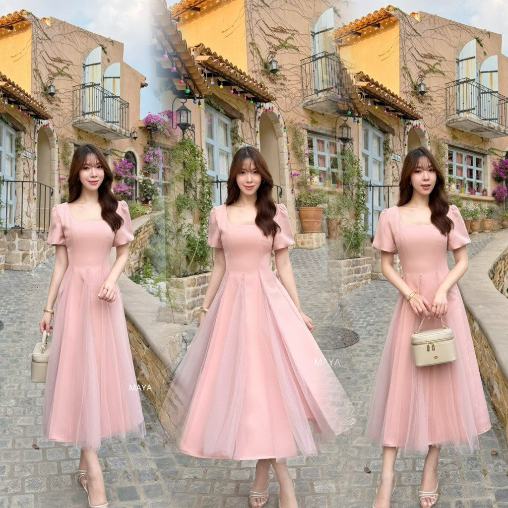 ชุดไปงาน ชุดไปงานเลี้ยง เพื่อนเจ้าสาว G149 s-2xl มาใหม่ค่า