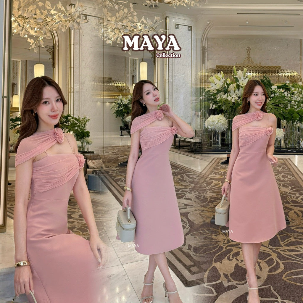 ชุดไปงานเรียบหรูดูแพง ชุดรับปริญญา ชุดงานเลี้ยง s-2xl ใส่ได้หลายแบบ G156